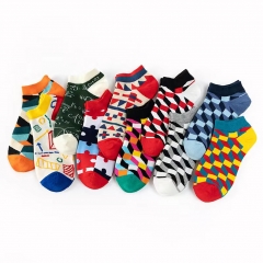 Patterned short socks