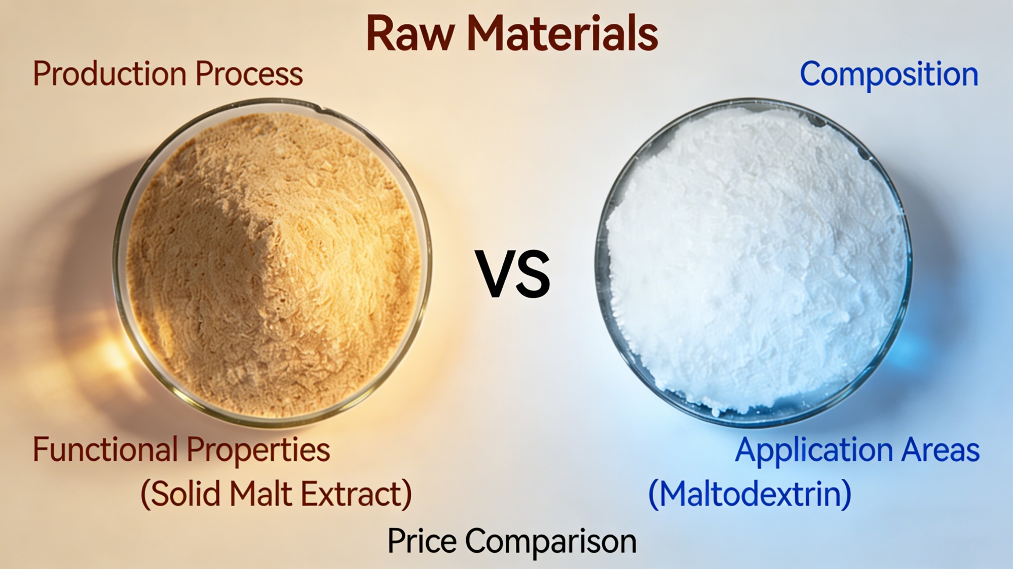 Maltodextrin vs Solid Malt Extract
