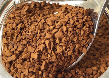 Freeze-dried black coffee