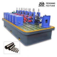 Welded pipe machine