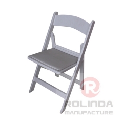 wholesale white wooden wedding folding chair