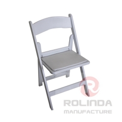 wholesale white wooden wedding folding chair