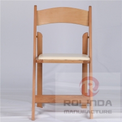 wholesale natural color Wimbledon Chair/wood folding wedding