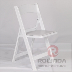 Hot Sale White Resin Folding Chair for Wedding Wholesale Price