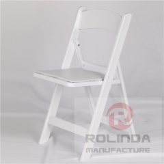 Hot Sale White Resin Folding Chair for Wedding Wholesale Price