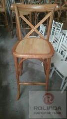 Wholesales Constance X Back Wood barstool