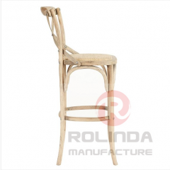 Wholesales cross back bar stool chair