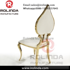 Luxury event wedding design steel chair