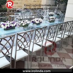 PU cushion luxury reception hall hotel wedding chairs for sale