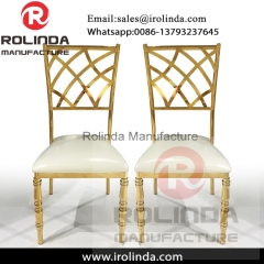 PU cushion luxury reception hall hotel wedding chairs for sale