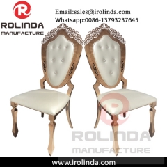 PU seating cushion for high back king throne chair rental
