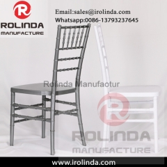 Wedding silver resin chiavari chairs for sale