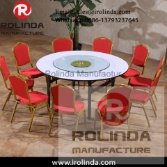 Wholesale Hotel Folded Round Wooden Banquet Table