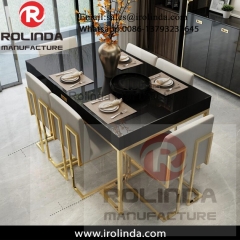 exclusive concepts mirror glass wedding rent dining table