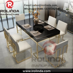 exclusive concepts mirror glass wedding rent dining table