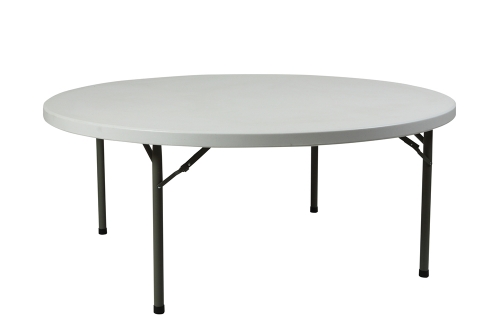 Common Use Hot Sale Outdoor Popular HDPE Plastic 5FT 60inch Round Folding Picnic Dining Table