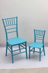 Hot Sale Kids Resin Chiavari Chair Kids Party Chairs Kids Tiffany Banquet Chairs