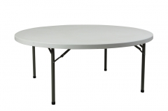 Modern style 6ft 72inch dining folding round tables for events wedding