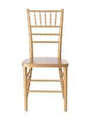 Gold color wooden tiffany chair chiavari chair