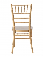Gold color wooden tiffany chair chiavari chair