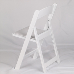 Hot Sale White Resin Folding Chair for Wedding Wholesale Price