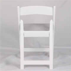 Hot Sale White Resin Folding Chair for Wedding Wholesale Price