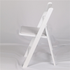 Hot Sale White Resin Folding Chair for Wedding Wholesale Price