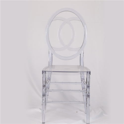 wholesale Clear Phoenix channel Chair balck color for Party Rental