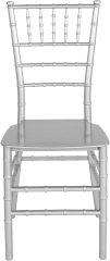 Silver color Resin Stacking chiavari tiffany chair