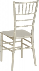 Gold color Resin Stacking chiavari tiffany chair