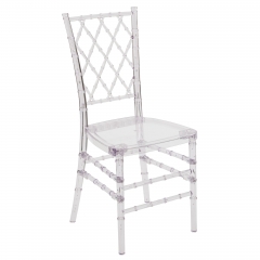 resin transparent acrylic diamond chiavari tiffany wedding chair