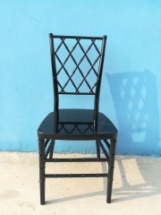 black color Diamond Chiavari Chair diamond back chair for Event, Rental or Dining Room