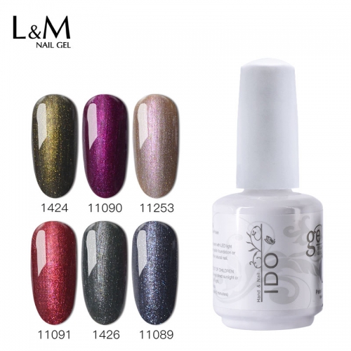 【 Forest Glitter Color】IDO Gelpolish Twilight Glitter Forest Color Series Gel Polish 12 Colors for Choice