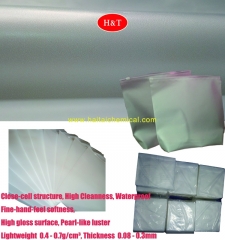 High-Cleanness Close-Celled PE Foam film as Cushion of Light-Guide-Plate LCD glass，Antistatic PE Pearl Paper