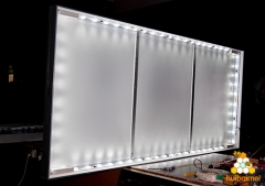 Apparel decoration advertising solution---M&S brand single sided light box case