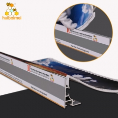 anodized extrusion aluminium SEG frame system profile guangzhou for advertising board silicone edge fabric light box