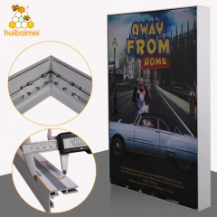 lightbox aluminum frameless light box profiles lightbox wall profile aluminium strip advertising material