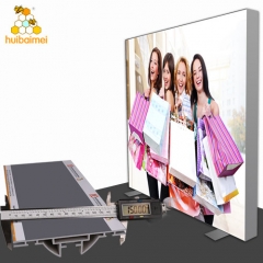 Thicken double sided 150mm frameless aluminum frame for expo fabric light box