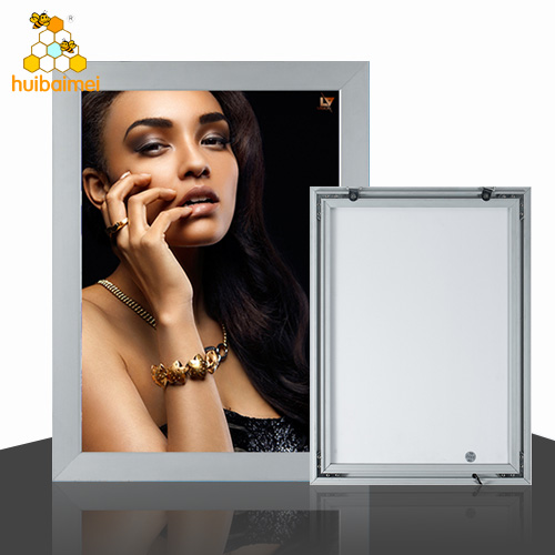 Ultra thin aluminum poster frame snap frame LED aluminum light box