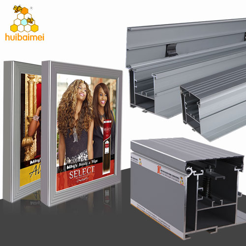 Outdoor Light Box Aluminum Fabric Frame Anodized Aluminum Profile