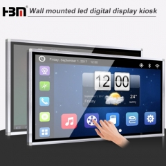 50inch wall-mounted network touch screen kiosk advertising player