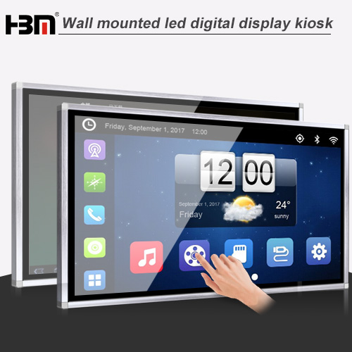 50inch wall-mounted network touch screen kiosk advertising player