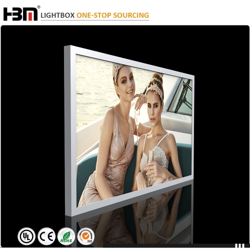 Factory price 80mm thinck snap open aluminum profile advertising outdoor led light box