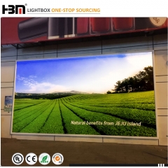 wall mounted led aluminum poster frame advertising light box for led display