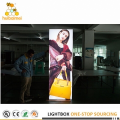 100mm black color aluminum frame indoor advertising billboard indoor banner