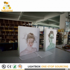 100mm double sided aluminum frame light box advertising sign board