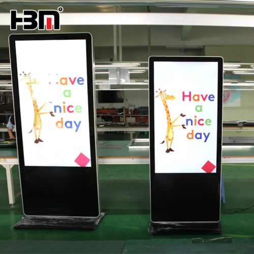 shopping mall standing digital signage led android kiosk display with WIFI 4G