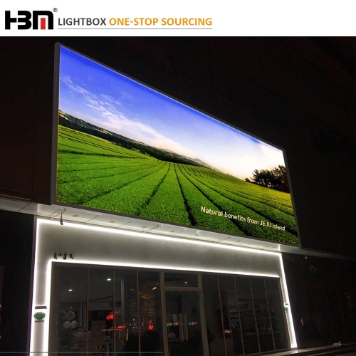 120mm outside wall large size waterproof  advertising led backlit light box,poster banner  display