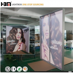 exhibition free standing advertising tension fabric light boxes