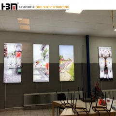 Fashion popular 50mm depth back-lit led3030 single sided shopping mall use advertising fabric light box